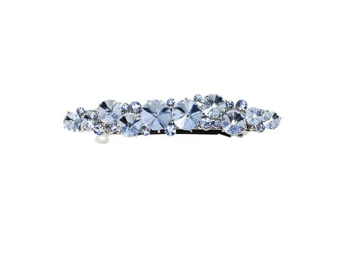 Miniatura 6 de Faship AB Premium Rhinestone Crystal Floral Pequeño Pasador De Pelo Clip