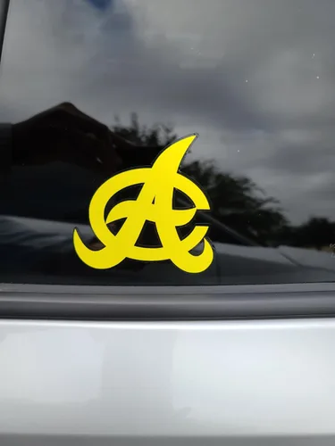 Miniatura 2 de Pegatinas de béisbol dominicano para coche, 3 unidades, Aguilas Cibaenas Vynil, pegatinas para parachoques