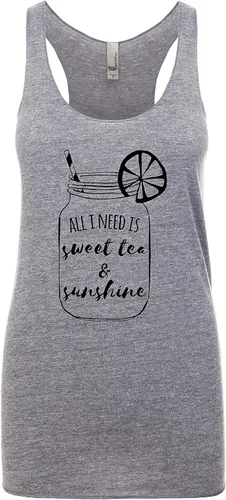 Miniatura 14 de Women's Graphic Racerback Tank Top, Gift for Her, Shirts with Sayings, Yoga Tee, 8