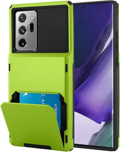 Miniatura 106 de Funda tipo cartera para Samsung Galaxy S22 Ultra con 4 ranuras para tarjetas de crédito a prueba de golpes, funda híbrida de protección reforzada