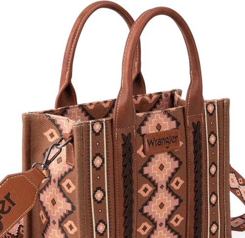 Miniatura 4 de Wrangler Aztec Tote Bag for Women Boho Shoulder Purses and Handbags