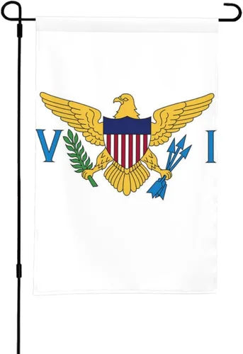 Miniatura 10 de Bonita bandera de jardín estadounidense de 12 x 18 pulgadas, banderas pequeñas de doble cara para decoración de interiores y exteriores