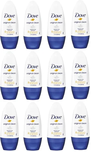 Miniatura 7 de Dove Original Clean Roll On Desodorante, sin aluminio, protección contra olores durante todo el día, paquete de 4, 1.7 onzas líquidas cada uno, 4