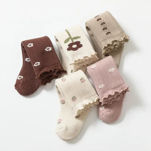 Miniatura 71 de DRESHOW BQUBO - Calcetines de punto para bebé, calcetines de algodón para niñas pequeñas