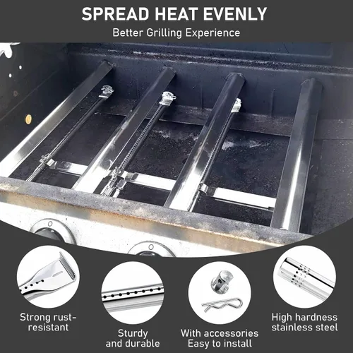 Miniatura 8 de Uniflasy Piezas de Repuesto para Parrilla para CharBroil Performance 4-Burner 463365021 463365724 463351021 463352521 463331221 463448021 Quemador