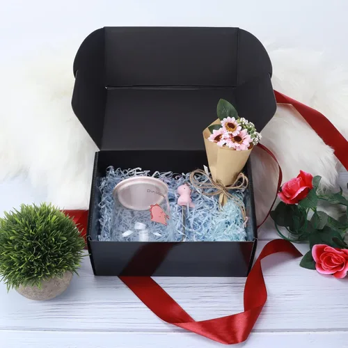 Miniatura 5 de Rempry Cajas de envío negras de 9 x 6 x 4 pulgadas, paquete de 20 cajas de cartón para pequeñas empresas, cajas de regalo para embalaje de envío