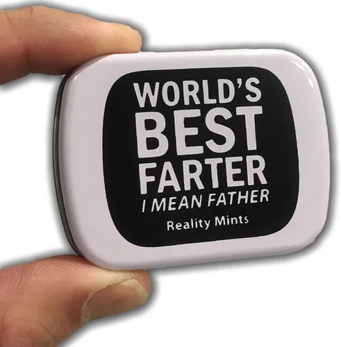 Miniatura 3 de Gears Out World's Best Farter, I Mean Father Reality Mints – Regalo divertido para papá, marido, amigo o hermano – Relleno de calcetines