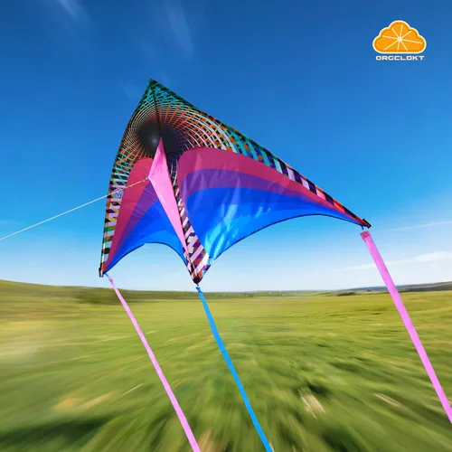 Miniatura 2 de ORGCLDKT-Rainbow Cruiser Delta Kite, Kites for Kids Ages 8-12,4-8,Boys,Girls,Kites for Adults,Beach,Beginners,Giant.1Pc or 3Pcs Pack. Easy to Fly.