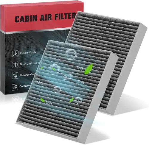 Miniatura 36 de BDFHYK 2 filtros de aire de cabina CF10136 con carbón activado compatibles con Chevy Uplander 2005-2009, Venture 2001-2005, compatibles con Buick