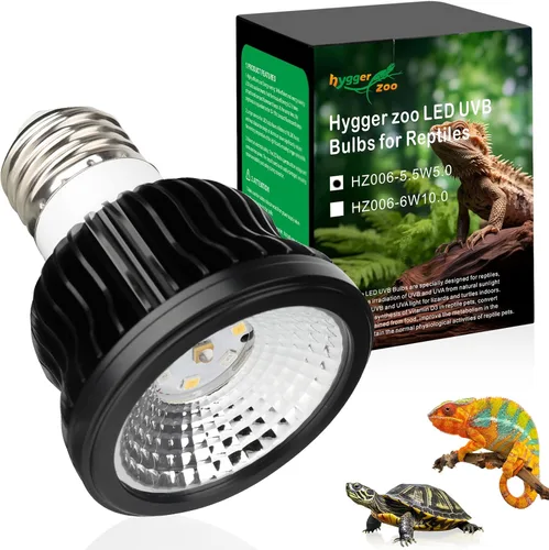 Miniatura 8 de Bombilla UVB para reptiles 5.0 UVB UVA Reptil Bombilla para reptil dragón barbudo lagarto tortugas serpiente, camaleón, no lámpara de calor