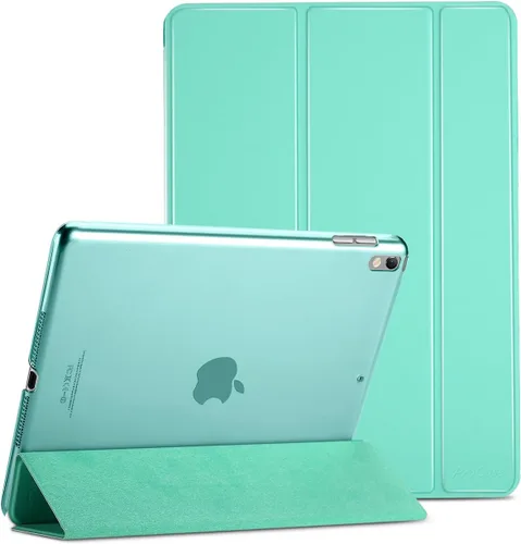Miniatura 30 de ProCase Funda Inteligente para iPad Air de 10,5" 3ª Generación 2019 / iPad Pro 2017, Funda Delgada con Soporte con Parte Trasera Translúcida Negro
