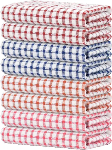 Miniatura 28 de Nialnant 8 Piezas Trapos de Cocina para Platos, 100% Algodón Suave Absorbente de Secado Rápido, Paños de Cocina para Cocina, Lavar Platos, Trapos
