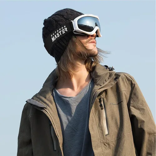 Miniatura 6 de OutdoorMaster OTG Gafas de esquí – Gafas sobre lentes para esquí y snowboard para hombres, mujeres y jóvenes – 100% de protección UV Marco blanco