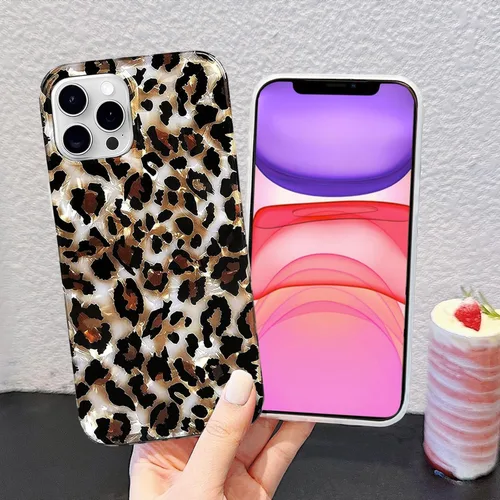Miniatura 3 de J.west Funda compatible con iPhone 11 Pro Max de 6.5 pulgadas, diseño de leopardo para mujeres y niñas, bonito diseño de patrón de guepardo, funda