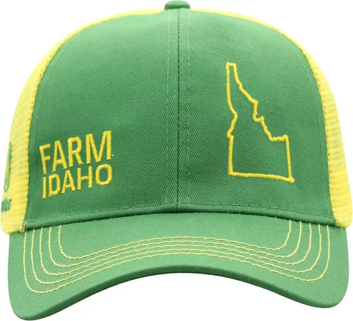 Miniatura 86 de John Deere Gorra de béisbol con logotipo y malla trasera con contraste, para hombre