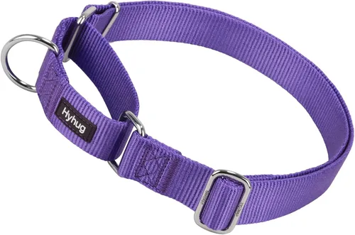 Miniatura 33 de Collar Hyhug Pets de nailon resistente, cómodo y seguro, para entrenamiento profesional, martingala, uso diario, para caminar, antiescape, para Azul