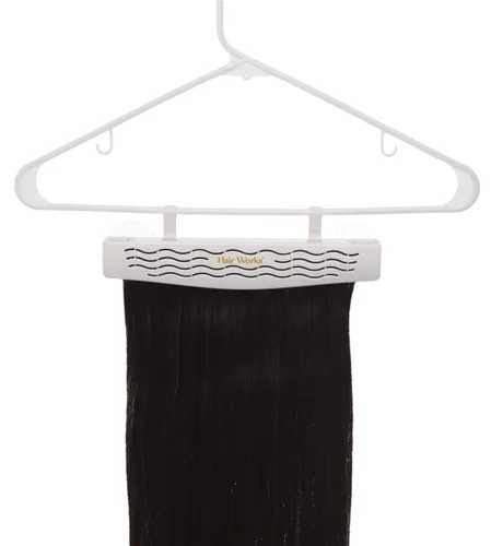 Miniatura 4 de Hair Works 4-in-1, extensión de cabello estilo Caddy, liviano, impermeable y portátil, está diseñado para sujetar tus extensiones mientras se lava