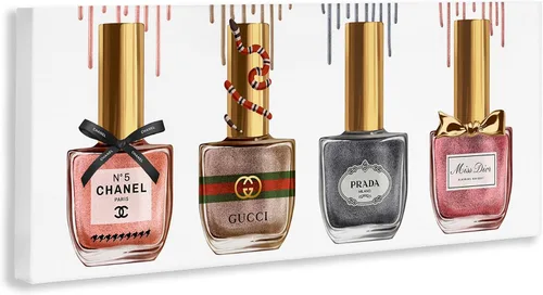 Miniatura 3 de Stupell Industries 'Glam Nail Polish Collection' Canvas Art Stupell Industries 40 x 17 Inches, Easy to Hang and Sturdy, Made in USA, by Ziwei Li