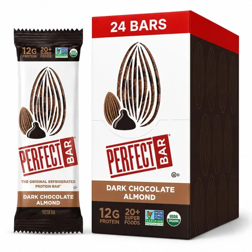Miniatura 20 de Perfect Bar - Barra de proteínas con crujiente de frutas, frutos rojos mixtos y mantequilla de nueces, snack de proteínas, sin gluten, sin soya, sin