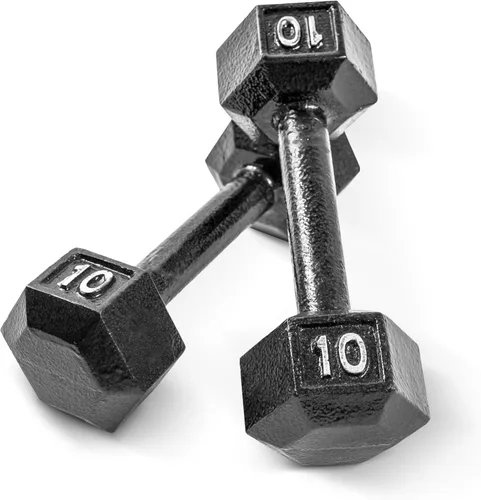 Miniatura 46 de CAP Barbell Mancuerna hexagonal de hierro fundido Múltiples opciones