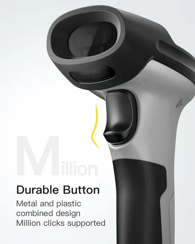 Miniatura 4 de Inateck - Escáner de código de barras Bluetooth, 1 carga para 180 días de espera, alcance de 35 m, escaneo automático rápido y preciso, BCST-70
