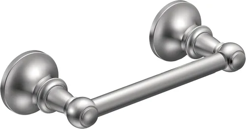 Moen Vale DN4408CH - Soporte de papel higiénico giratorio de doble poste cromado, soporte de papel higiénico montado en la pared Cromo