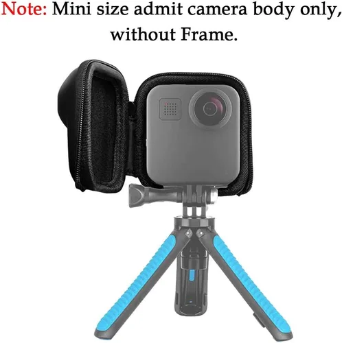 Miniatura 3 de ULBTER Mini bolsa de almacenamiento para cámara GoPro MAX/Max 2025 impermeable 360 + cubierta de goma para lente, cajas portátiles de transporte