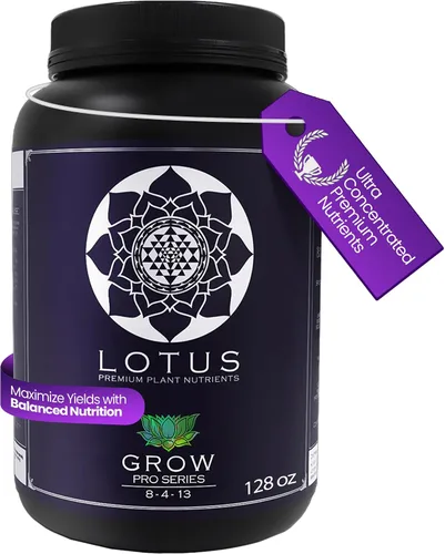 Miniatura 8 de Lotus Nutrients Grow Pro Series - Polvo nutritivo soluble en agua, más de 14 ingredientes con micronutrientes quelados y aminoácidos, para fibra