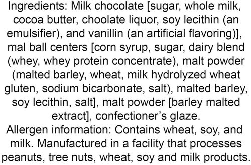 Miniatura 2 de Arndts Fudgery Premium Milk Chocolate Triple Dipped Malt Balls, 3 Pound Bulk Bag