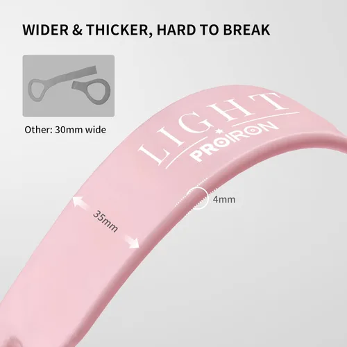 Miniatura 2 de PROIRON Figure 8 Resistance Bands with Handles Exercise Band Stretch Bands for Yoga arm Chest and Shoulder Stretch 8 Shaped Resistance Band for Women