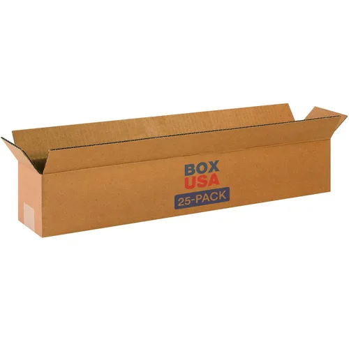 Miniatura 15 de BOX USA Cajas de envío de 8 pulgadas de largo x 4 pulgadas de ancho x 4 pulgadas de alto, paquete de 25 cajas de cartón corrugado largas