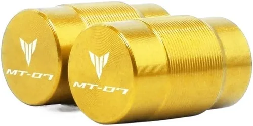 Miniatura 6 de F para Yamaha MT07 FZ07 Mt-07 2019 2020 2021 Palancas de embrague de freno corto y tapas de aire Y para válvula de neumático de automóvil