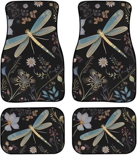 Miniatura 18 de Showudesigns Alfombrillas de automóvil de colibrí, accesorios para asiento delantero y trasero, alfombrillas de ajuste universal para SUV, camiones