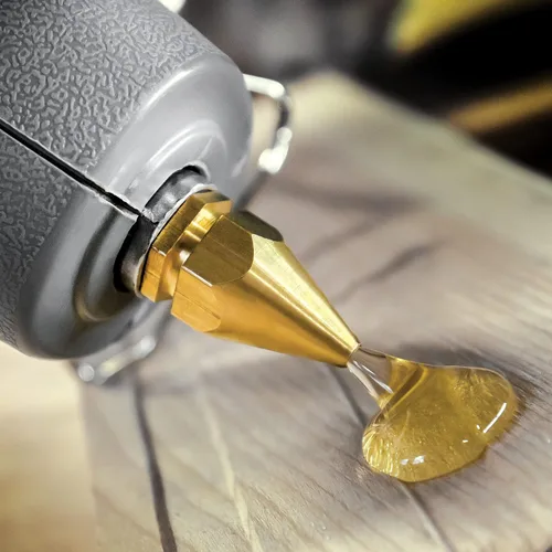 Miniatura 3 de AdTech Pegamento caliente industrial de alta temperatura de madera profesional del alto rendimiento pega 10" ámbar