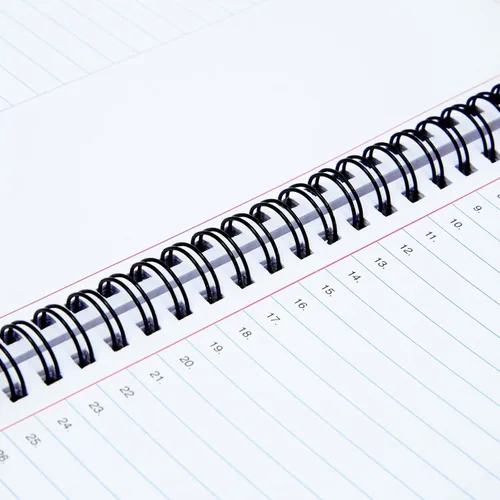 Miniatura 8 de Juvale Cuaderno de reuniones para el trabajo, cuaderno planificador encuadernado en espiral para planificador de trabajo y suministros de oficina