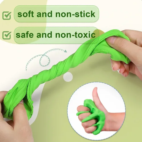 Miniatura 2 de Ixiaoyoo Arcilla seca al aire para niños, kit de arcilla mágica de modelado de 104 colores, suave y antiadherente, juguetes de modelado de artes