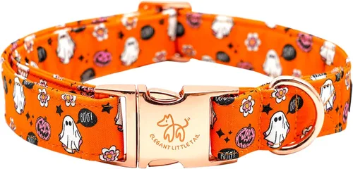 Miniatura 42 de Elegant little tail Collar para perro de Pascua, collar de perro con estampado de huevos de conejo, collar para mascotas, collar rosa para perros