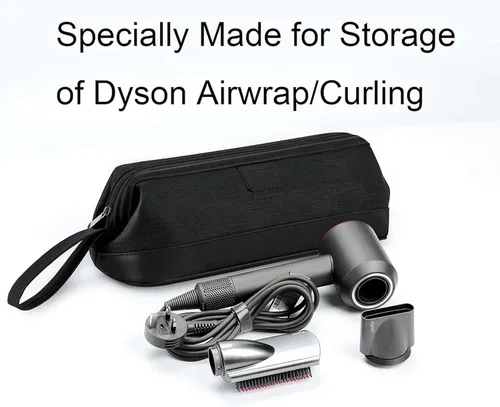 Miniatura 5 de BUBM Bolsa de almacenamiento portátil de viaje compatible con secador de pelo Dyson Supersónico, Dyson Airwrap Styler, alisador de pelo Dyson