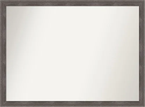 Miniatura 175 de Amanti Art Espejo personalizado, espejo de baño gris plomo a rayas, espejo de pared o espejo de tocador de baño sobre el fregadero