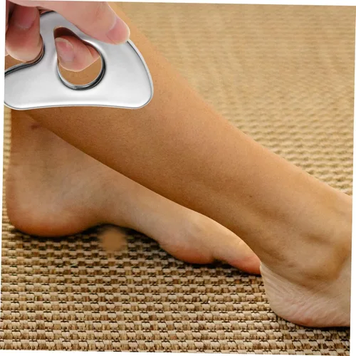 Miniatura 2 de Beavorty Tabla de raspado de metal, accesorio de masaje, raspador facial para el hogar, masajeador de cuello, hombro, brazo, raspador de pies