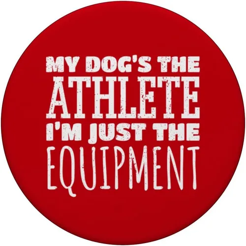 Miniatura 3 de Agility Handler - Dog Agility Equipment - Funny Dog Agility PopSockets Adhesive PopGrip