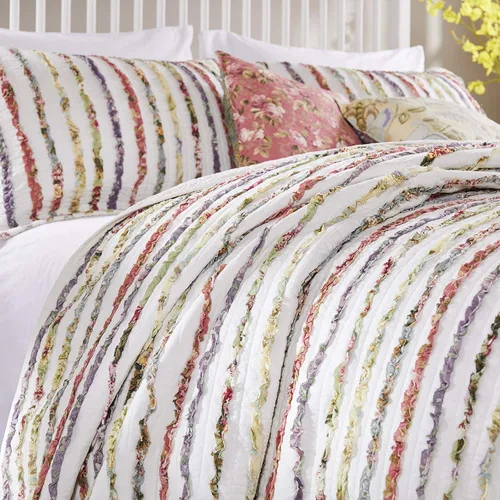 Miniatura 6 de Greenland Home Set de Colcha, Algodón, Multicolor, King