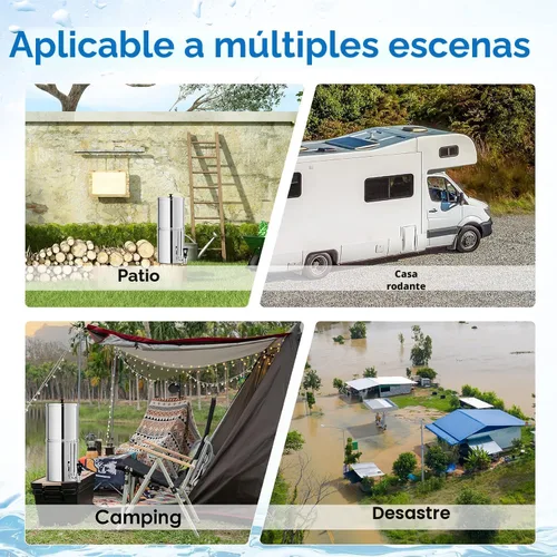 Miniatura 8 de Waterdrop TK - Sistema de filtro de agua por gravedad con espiga de vidrio de visión, estándar NSF/ANSI 42 y 372, PFAS, reducción de cloro y plomo