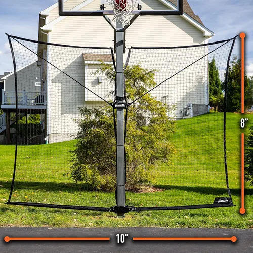 Miniatura 2 de Franklin Sports Baloncesto Pass Back Rebounder Negro