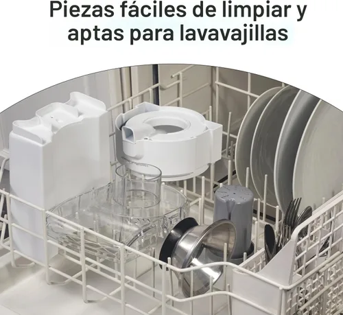 Miniatura 5 de Hamilton Beach HealthSmart Máquina Exprimidora, Extractor Centrífugo Compacto, Canal de Alimentación de 2.4" para Frutas y Verduras, Fácil de Blanco