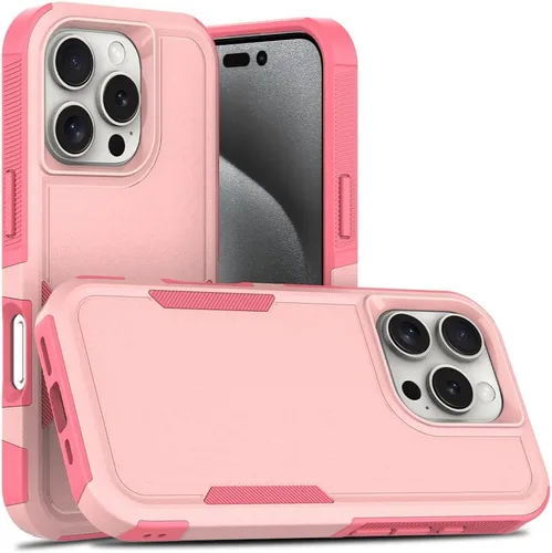 Miniatura 17 de Funda WOGROO para iPhone 8 Plus, iPhone 7 Plus de 5.5 pulgadas, funda protectora para teléfono a prueba de golpes, fuerte y duradera, color negro