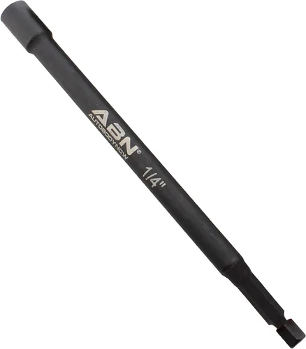 Miniatura 10 de ABN Herramienta de destornillador de tuerca de impacto de 1/2 pulgada – SAE 6 pulgadas de vástago largo, puntas magnéticas, vástago hexagonal de 1/4