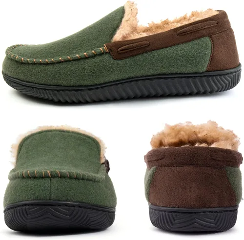 Miniatura 3 de RockDove Hearthfire - Pantuflas de espuma viscoelástica para hombre