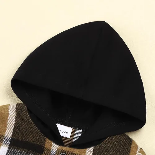 Miniatura 46 de Conjunto de ropa para bebés y niños pequeños, camisa con capucha y pantalones deportivos para otoño e invierno