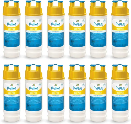 Miniatura 10 de FROG Bac Pac - Cartuchos de cloro de repuesto para uso con modelos de Pool FROG 5400 y 6100 Cyclers - Precargados para una fácil y conveniente